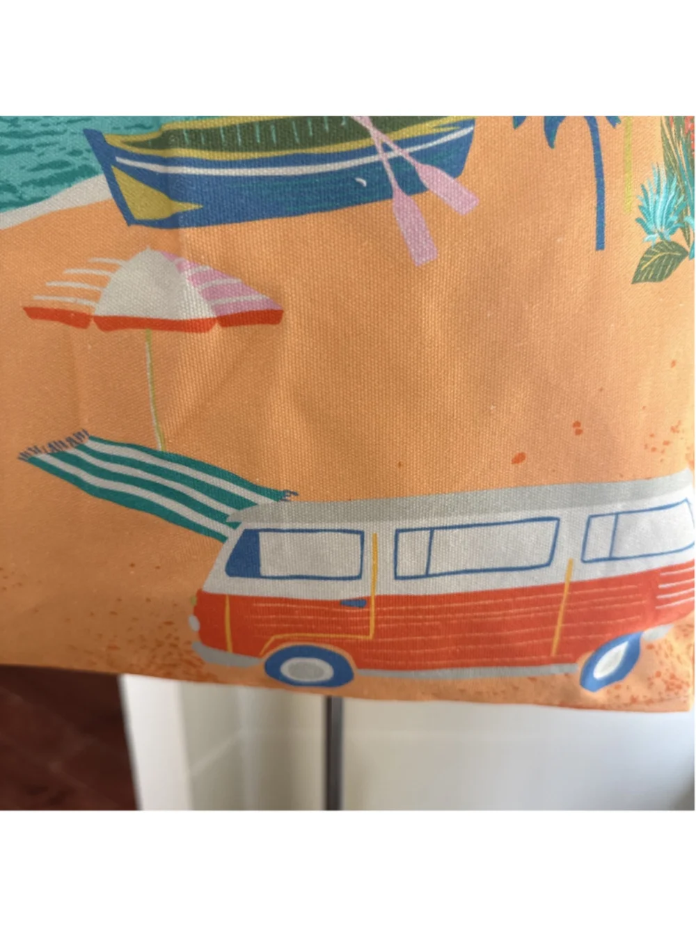 Starbucks Mexico Canvas Beach Tote VW Van Summer NWT